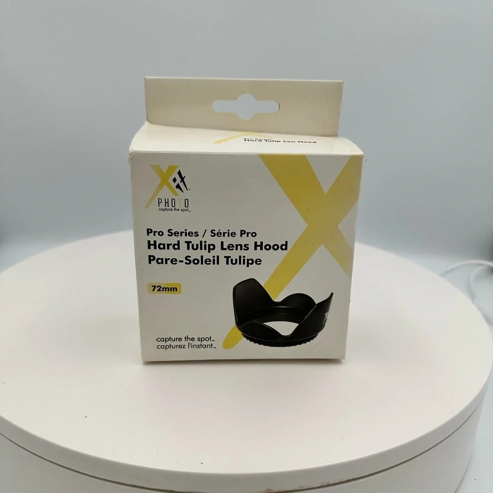 NWT PHO.Q Pro Series Hard Tulip Lens Hood 72mm